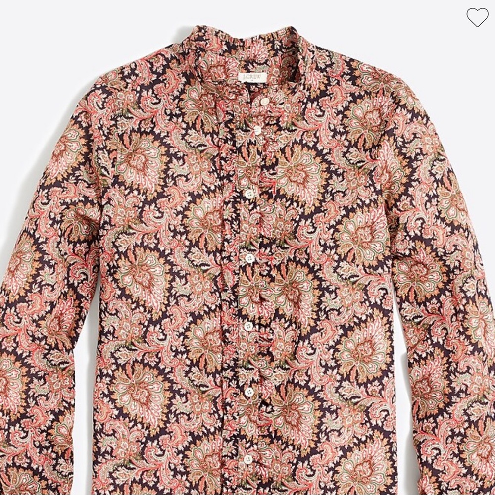 J. Crew Ruffle Front Blouse